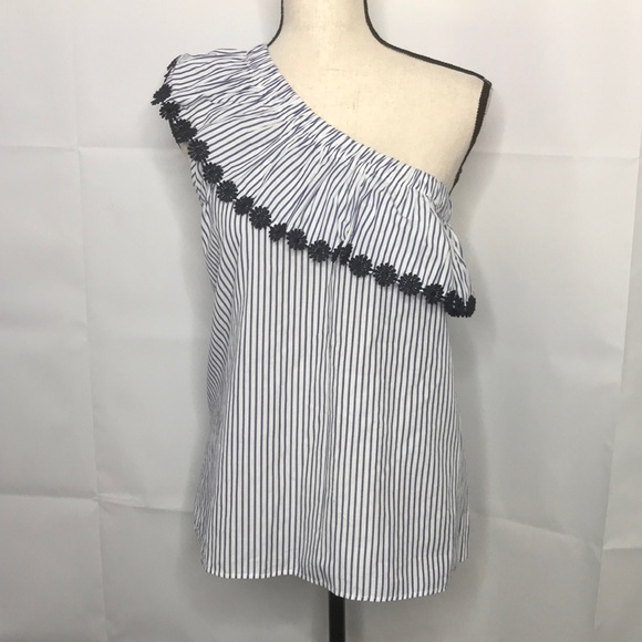 LOFT Tops - Ann Taylor LOFT one shoulder top medium